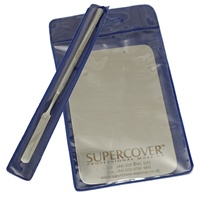 Supercover Stainless Steel Spatula & Palette .( With ONE FREE Blinc Black Eye liner Pencil RRP £19 )