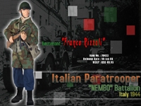 Italian Paratrooper Nembo Battalion "Franco Rizzoli"