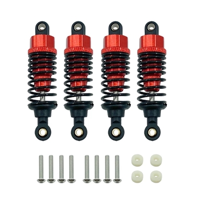 Aluminum Shock Set 60mm Red for Tamiya TT-02 TT02 1/10 RC Car