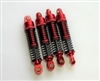 APS Aluminum Shocks Set for TRAXXAS TRX-4M Red Set of 4, APS28423R