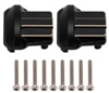 APS Brass (Black Plated) Differential Covers for 1:18 TRX-4M, APS29037K