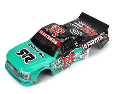 Arrma 1/7 2023 NASCAR Ford F-150 No.38 Truck LE Body (Teal): Infraction 6S, ARA410018