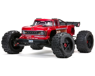 Arrma Outcast 8S BLX Brushless RTR 1/5 4WD Stunt Truck (Red) w/DX3 Radio, Smart ESC & AVC, ARA5810B