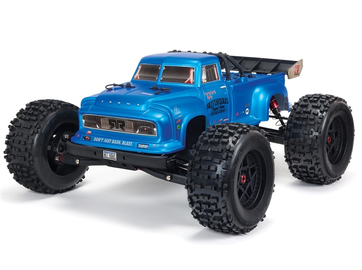 NOTORIOUS 6S 4WD BLX 1/8 Stunt Truck RTR Blue ARA8611V5T2