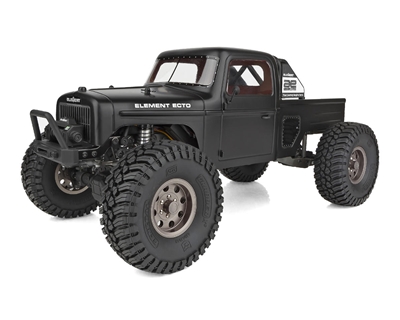 Element RC Enduro Ecto Black Trail Truck 4x4 RTR Rock Crawler w/2.4GHz Radio, ASC40122