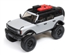 Axial SCX24 2021 Ford Bronco Hard Body 1/24 4WD RTR Scale Mini Crawler (Grey) w/2.4GHz Radio - AXI00006T2