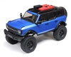 Axial SCX24 2021 Ford Bronco Hard Body 1/24 4WD RTR Scale Mini Crawler (Blue) w/2.4GHz Radio - AXI00006T3