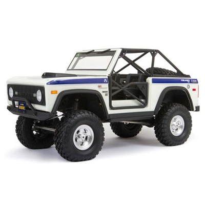 1/10 SCX10 III Early Ford Bronco 4WD RTR, White