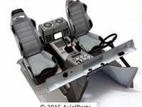 Axial Wraith Scale Interio w/ Corbeau Seats & Accessories Rock Racer Crawler