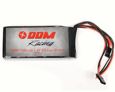 7.4v 7000mAh LiPo RX Battery Pack