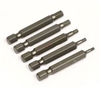 Allen (Hex) Hardened Short Steel Drivers - Set of 5 (2,2.5,3,4,5mm) CA193