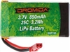 1S 3.7V 750mAh Lithium Polymer Battery