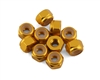 DragRace Concepts 3mm Aluminum Lock Nut (Gold) (10) DRC-0750.9