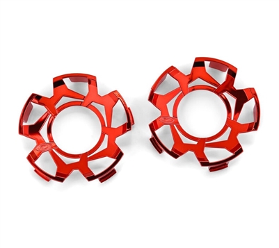 DTX2818 Clip-Lock Wheel Face Red Chrome for Ripper 5.7" Wheel (2)