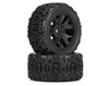 1/6 Warthog F/R 5.7" Monster Truck Tires MTD 24mm Black Ripper (2) DTX564110