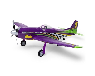 E-flite UMX P-51D Voodoo BNF (493mm) w/AS3X & SAFE, EFLU4350