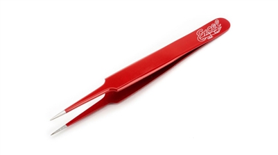 Straight Point Tweezers, Red EXL30427