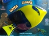 Flashfish Dives & Jumps, Yellow/Blue with Fishing rod