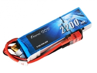 Gens ace 2200mAh 7.4V 25C 2S1P Lipo Battery Pack with Deans plug