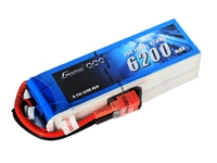 Gens ace 6200mAh 14.8V 45C 4S1P Lipo Battery Pack with Deans plug