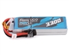 14.8V 3300mAh 45C 4S1P Lipo: EC3 And Deans Adapter