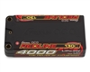 Gens Ace Redline 2S LiHV LiPo LCG Battery 130C (7.6V/4000mAh) w/5mm Bullets -GEA40002S13D5
