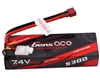 Gens Ace 2s LiPo Battery 60C (7.4V/5300mAh) w/T-Style Connector, GEA53002S60D24