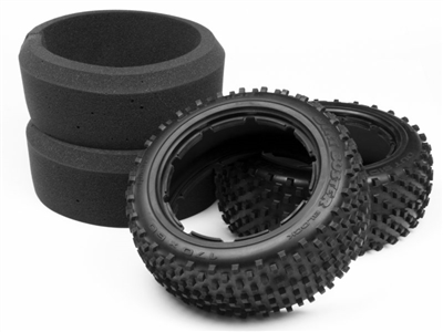 Dirt Buster Block Tire M Compound (170x60mm/2pcs) - HPI4848