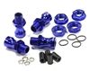 17mm Hex Wheel (4) Hub +18mm Offset for Traxxas 1/10 T-Maxx, Revo C23103BLUE