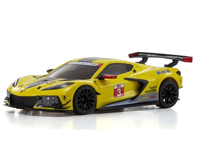 Kyosho MINI-Z RWD Series Ready Set CHEVROLETÂ® CORVETTEÂ® C8.R Yellow 32342Y