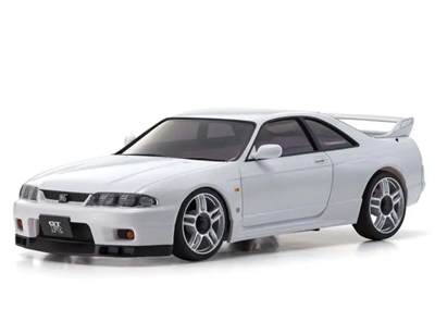 Kyosho MINI-Z AWD NISSAN SKYLINE GT-R V.Spec (R33) with LED/Gyro unit White 32638WG