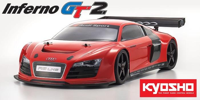 Kyosho 33006B Inferno GT2 Audi R8 LMS Red Race SPEC 1/8 GP 4WD RS