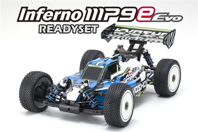 Kyosho 34106T1B INFERNO MP9e Evo Readyset 1/8 EP 4WD RS