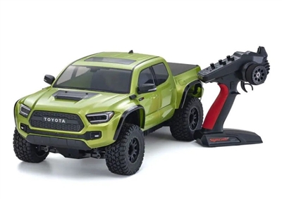 Kyosho 1:10 Scale Radio Controlled Electric Powered 4WD KB10L Series readyset 2021 Toyota Tacoma TRD Pro Electric Lime 34703T2