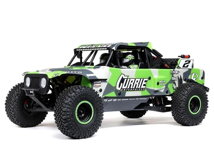 1/10 Hammer Rey U4 4WD Rock Racer Brushless RTR with Smart and AVC, Green - LOS03030T2