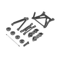 Swivel Rear Body Mount Set: LST 3XL-E LOS240010