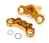 LOS364005 Aluminum Triple Clamp Set, Gold: Promoto-MX