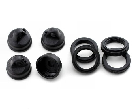 Shock Adjuster Nut & Cap (4):LST2, AFT, XXL2 LOSB2815