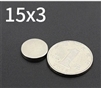 Neodymium Magnet Disc 15x3mm