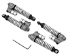 Traxxas 1/18 TRX-4M Reservoir Aluminum Threaded Oil Filled Shocks (4) (Gun Metal) NX-400-G