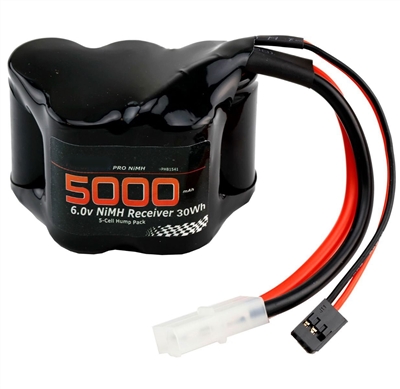 6V 5000mAh 5-Cell Hump Receiver NiMH RX Battery 1/5 Scale