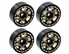 Powerhobby 1.0" Black Brass Beadlock Crawler Wheels 1/24 FOR Traxxas TRX-4M TRX4M