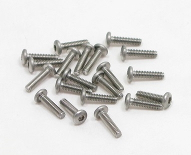 M208 PN Racing M2x8 Button Head Stainless Steel Hex Machine Screw (20pcs) 700328