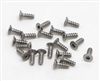 PN Racing M2x6 Countersink Stainless Steel Hex Plastic Screw (20pcs) - 700346