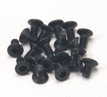 M2 x 4  PN Racing M2x4 Countersunk Hardened Carbon Steel Hex Machine Screw (20pcs) - 709904