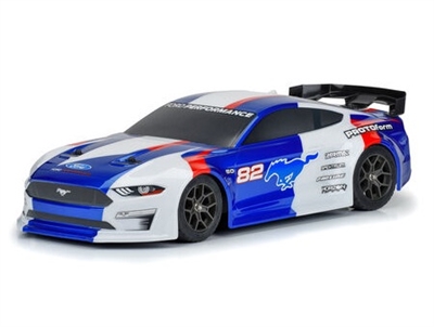 1/8 2021 Ford Mustang Painted Body (Blue): Vendetta & Infraction 3S - PRM158213