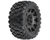 Proline 1/6 Badlands MX57 Front/Rear 5.7" Tires Mounted 24mm Black Raid (2) PRO10198-10