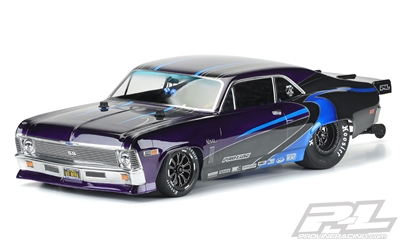 Pro-Line 1969 Chevrolet Nova Short Course No Prep Drag Racing Body (Clear) PRO3531-00