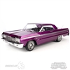 SixtyFour RC Car - 1:10 1964 Chevrolet Impala Hopping Lowrider, Purple Kandy & Chrome Edition