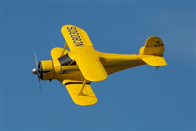 UMX Beechcraft 17 Staggerwing 20" RTF with retractable landing gear.